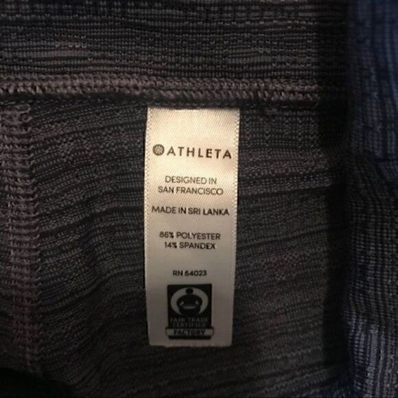 NWOT. Athleta textured leggings. Size XXS. - Picture 5 of 7